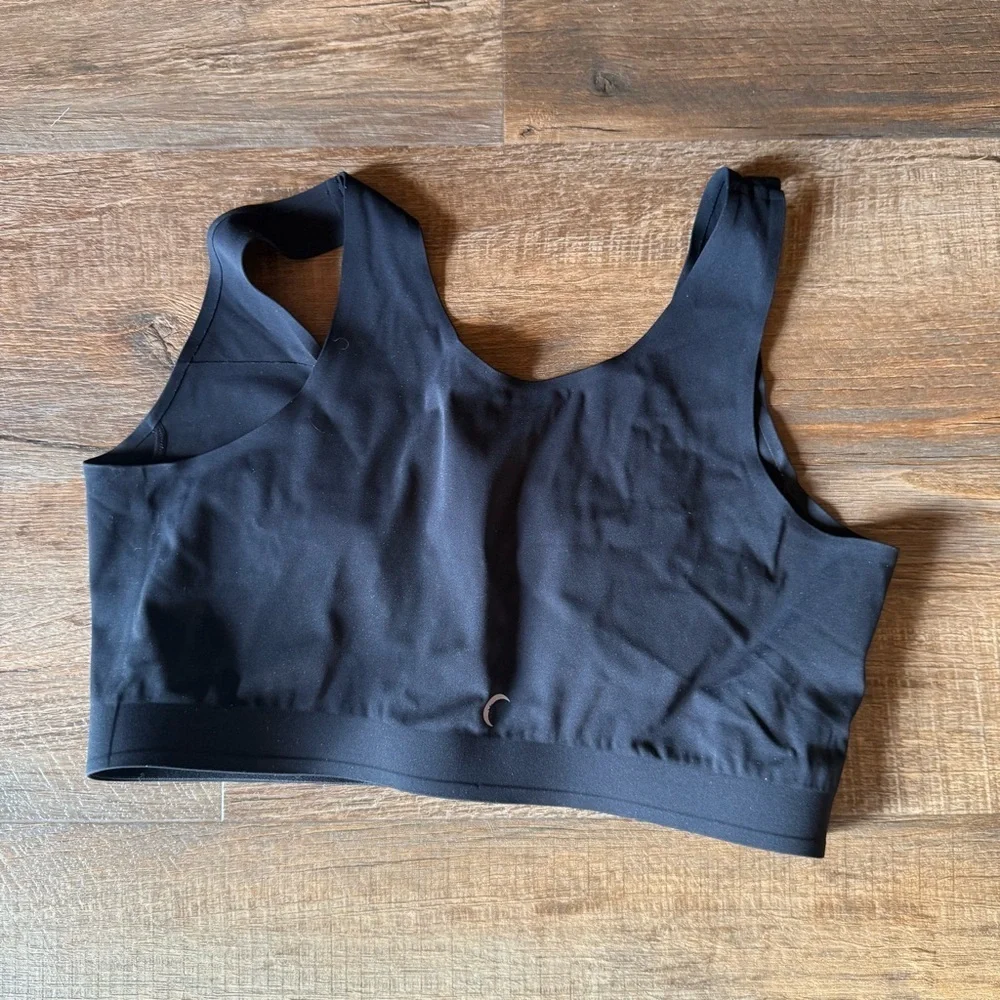 ZYIA Active Black front Zip Access Sports Bra